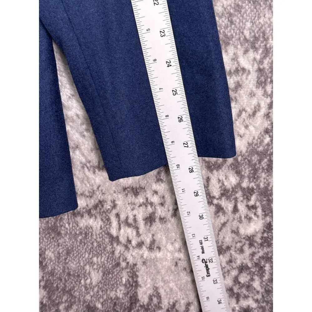 J Crew Ludlow Blazer 42L Mens Blue Italian Wool Flannel Suit Sport Jacket